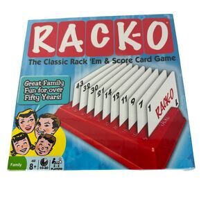 Board Game Rack-O Rack em’ and Score New Sealed Age 8+ 2-4 Players Family Fun